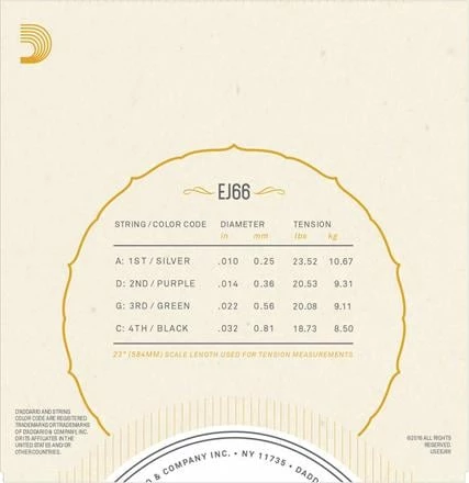 D'Addario Tenor Guitar Strings - StewMac 5 D'Addario Tenor Guitar Strings - StewMac - Image 3