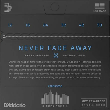 D'Addario XT 80/20 Bronze Wound Acoustic Guitar Strings - StewMac 6 D'Addario XT 80/20 Bronze Wound Acoustic Guitar Strings - StewMac - Image 4