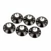 Fender Pure Vintage Black/Silver Skirted Amplifier Knobs - StewMac -Kit Melody Sales Store fender pure vintage black silver skirted amplifier knobs 98098