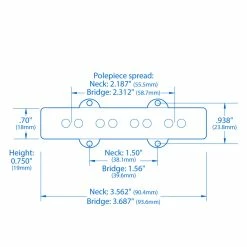 StewMac Pickups For Jazz Bass - StewMac -Kit Melody Sales Store m001207 specs