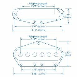 StewMac Pickups For Tele - StewMac 11 StewMac Pickups For Tele - StewMac -Kit Melody Sales Store m004073 specs