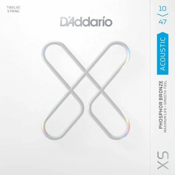 D'Addario XS Phosphor Bronze 12-string Acoustic Guitar Strings - StewMac 3 D'Addario XS Phosphor Bronze 12-string Acoustic Guitar Strings - StewMac