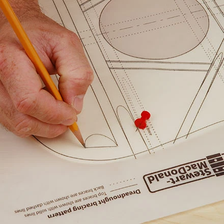 WoodStax Flamed Cherry Dreadnought Guitar Kit, Bolt-On Neck - 021 - StewMac 7 WoodStax Flamed Cherry Dreadnought Guitar Kit, Bolt-On Neck - 021 - StewMac - Image 5
