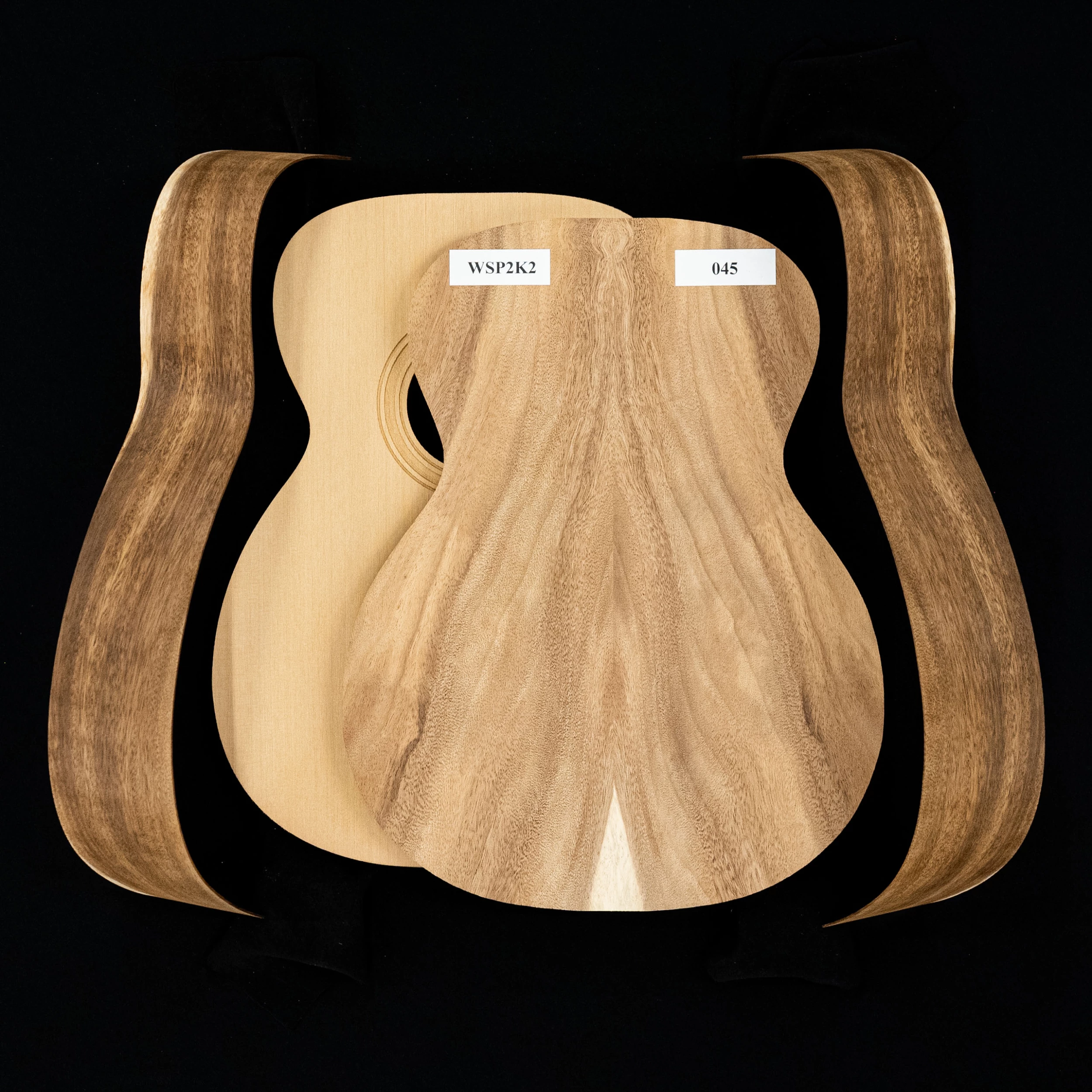 WoodStax Monkeypod OM Guitar Kit, Bolt-On Neck - 045 - StewMac 3 WoodStax Monkeypod OM Guitar Kit, Bolt-On Neck - 045 - StewMac