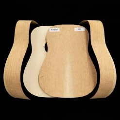 WoodStax Flamed Cherry Dreadnought Guitar Kit, Bolt-On Neck - 021 - StewMac