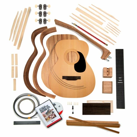 WoodStax Monkeypod OM Guitar Kit, Bolt-On Neck - 045 - StewMac 4 WoodStax Monkeypod OM Guitar Kit, Bolt-On Neck - 045 - StewMac - Image 2